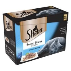 Sheba Pouches Select Slices In Gravy Saver Pack 96 X 85g -Zooplus Shop 75348 pla sheba megapack 12x85g fish 3