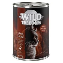 24 X 400g Wild Freedom Wet Cat Food - Save €10!* -Zooplus Shop 77208 pla wild freedom nass deep forest 400g 6