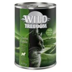 24 X 400g Wild Freedom Wet Cat Food - Save €10!* -Zooplus Shop 77316 pla wild freedom nass green lands 400g 0