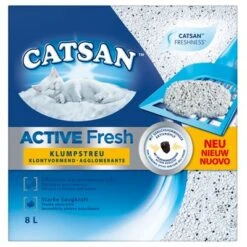 Catsan Active Fresh Clumping Litter -Zooplus Shop 78726 pla mars catsan active fresh klumpstreu 8l 7