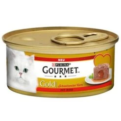 Gourmet Gold Melting Heart Saver Pack 24 X 85g -Zooplus Shop 79609 pla gourmetgold schmelzender kern rind 1
