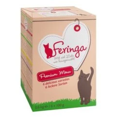 Feringa Classic Meat Menu Trays Saver Pack 24 X 100g -Zooplus Shop 79852 pla feringa permiummenue box1 6x100g 2