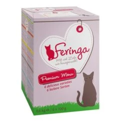 Feringa Classic Meat Menu Trays Saver Pack 48 X 100g -Zooplus Shop 81197 pla feringa permiummenue box2 6x100g 3