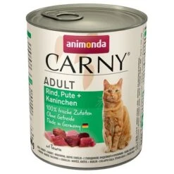 Animonda Carny Adult 6 X 800g -Zooplus Shop 83736 pla animonda carny adult rind pute kaninchen 800g hs 01 7