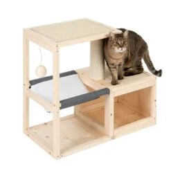 Modern Living Bora Bora Cat House -Zooplus Shop 85403 katzenhaus bora bora fg 3065 9