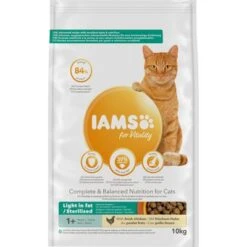 IAMS For Vitality Light In Fat Adult Fresh Chicken Dry Cat Food
