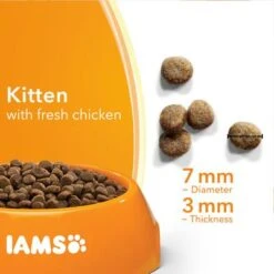 IAMS For Vitality Kitten Fresh Chicken Dry Cat Food -Zooplus Shop 8710255127736 4 5
