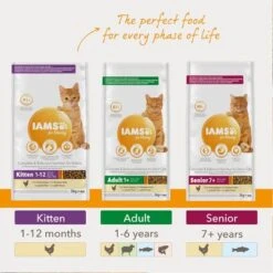 IAMS For Vitality Senior Fresh Chicken Dry Cat Food -Zooplus Shop 8710255127859 3 7