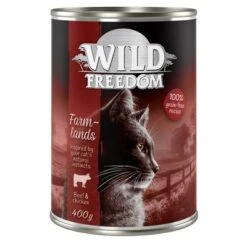 Wild Freedom Adult 6 X 400g -Zooplus Shop 91696 pla wild freedom rind huhn 400g 3 1