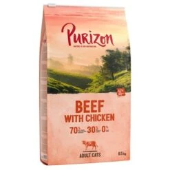 Purizon Adult Grain-Free Dry Cat Food Economy Pack -Zooplus Shop 92363 pla purizon cat beefchicken 6 5kg 1000x1000 9