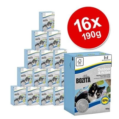 Bozita Feline Tetra Pak Saver Pack 16 X 190g 3 Bozita Feline Tetra Pak Saver Pack 16 X 190g