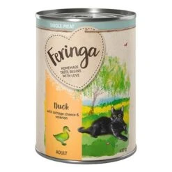 Feringa Single Meat Menu Mixed Trial Pack 6 X 410g -Zooplus Shop feringa singlemeat adult duck 410g 1000x1000 0