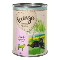 Feringa Single Meat Menu Mixed Trial Pack 6 X 410g -Zooplus Shop feringa singlemeat adult lamb 410g 1000x1000 6