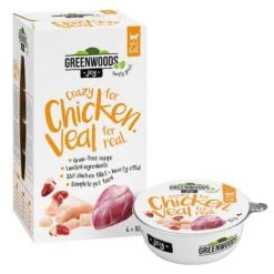 Greenwoods Joy Saver Pack 24 X 85g -Zooplus Shop greenwoods cat booklet boxandtray chickenveal 1000x1000 4