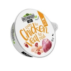 Greenwoods Joy Saver Pack 24 X 85g -Zooplus Shop greenwoods cat booklet tray 85g chickenveal 1000x1000 8