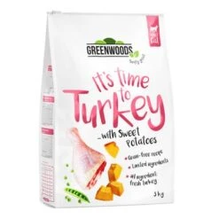 Greenwoods Adult Economy Pack 3 X 3kg -Zooplus Shop greenwoods cat turkey 3kg 1000x1000 8