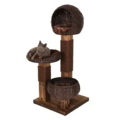 Scorched Wood Cat Tree -Zooplus Shop kratz 59370 8 6