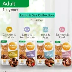48 X 85g IAMS Delights Wet Cat Food – 10% Off!* -Zooplus Shop l s adult gravy pouches 2