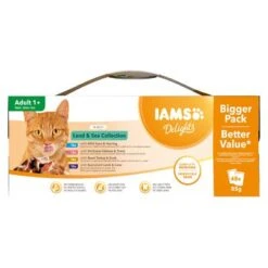 48 X 85g IAMS Delights Wet Cat Food – 10% Off!* -Zooplus Shop l s adult jelly bigger pack 7