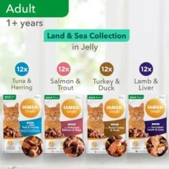 48 X 85g IAMS Delights Wet Cat Food – 10% Off!* -Zooplus Shop l s adult jelly pouches 48 7