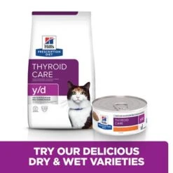 Hill's Prescription Diet Feline Y/d Thyroid Care -Zooplus Shop pd yd cat bk26252m bk32822 cross sell uk 2