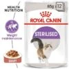Royal Canin Sterilised In Gravy -Zooplus Shop rc fhn wet sterilisedgravy mv eretailkit 3