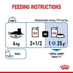 Royal Canin Indoor Sterilised 7+ In Gravy -Zooplus Shop rc spt wet ind7stergravy page 8 1 7