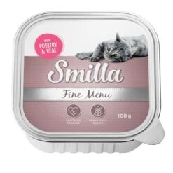 Smilla Fine Menu Saver Pack 24 X 100g -Zooplus Shop smilla finemenu poultryveal 100g 1000x1000 6