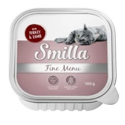 Smilla Fine Menu Saver Pack 24 X 100g -Zooplus Shop smilla finemenu turkeylamb 100g 1000x1000 9