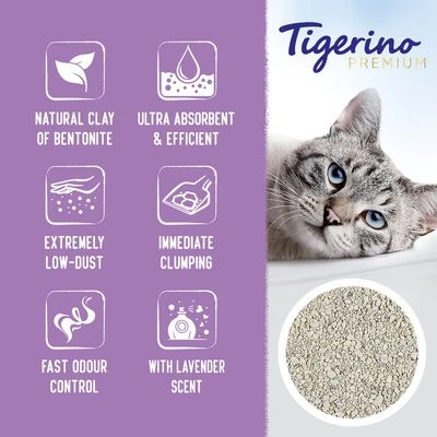 Tigerino Special Edition / Premium Cat Litter - Lavender 4 Tigerino Special Edition / Premium Cat Litter - Lavender - Image 2